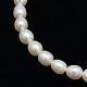 Klasse eine natürliche kultivierte Süßwasserperle Perlen Stränge X-PEAR-L001-B-11-2