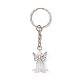 Porte-clés pendentif ange en acrylique et alliage KEYC-JKC00597-04-1