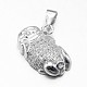 Animal 925 Sterling Silver Micro Pave Cubic Zirconia Charms STER-F011-129-1