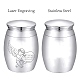 Kit urna per cremazione in lega creatcabin AJEW-CN0001-10G-3