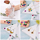 Fashewelry 650 pcs 13 colores cabujones de aluminio MRMJ-FW0001-01A-7