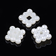 Perles d'imitation perles en plastique ABS OACR-S020-37-3
