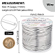 BENECREAT 15 Gauge (1.5mm) Aluminum Wire 68m (220FT) Anodized Jewelry Craft Making Beading Floral Colored Aluminum Craft Wire - Silver AW-BC0001-1.5mm-02-2