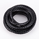 PandaHall Elite Braided Genuine Leather Cord for Bracelet Necklace Making WL-PH0001-01-1