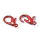 Spray Painted Eco-Friendly Alloy Lobster Claw Clasps X-PALLOY-T080-06B-NR-5