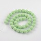 Faceted Round Shell Pearl Bead Strands BSHE-J012-8mm-01-2