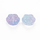 Two Tone Transparent Baking Painted Glass Beads GLAA-S190-021-B04-3