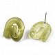 Transparent Resin Stud Earrings EJEW-T012-01-B03-3