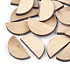 Cuentas de madera natural sin teñir WOOD-T008-12B-1