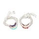 Bracelets de perles de pierres précieuses naturelles mélangées BJEW-JB06384-1