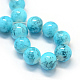 Chapelets de perles rondes en verre peint de cuisson X-DGLA-Q019-6mm-76-2
