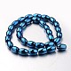 Electroplate Non-magnetic Synthetic Hematite Bead Strands G-F300-44-05-2