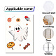 8 Sheets 8 Styles PVC Waterproof Wall Stickers DIY-WH0345-044-4