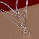 Silver Plated Brass Party Jewelry Sets SJEW-BB11319-01-3