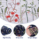 BENECREAT 2 Yard Organza Fabric with Embroidery Flower OCOR-BC0005-51A-4