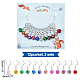 Nbeads 24 pcs marqueurs de point de perles de verre HJEW-PH01773-2