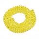 Chapelets de perles en verre électroplaqué&nbsp;EGLA-A044-T3mm-A29-2