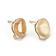 Brass Stud Earring Findings X-KK-S348-414-2