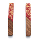 Grandes colgantes de resina opaca y madera de nogal RESI-N025-034-E04-2