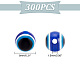 HOBBIESAY 300Pcs Evil Eye Resin Beads RESI-HY0001-22-2