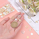 SUPERFINDINGS 80Pcs 4 Style Brass Charms KK-FH0002-94-4
