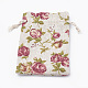 Polycotton(Polyester Cotton) Packing Pouches Drawstring Bags ABAG-T006-A10-3