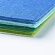 DIYクラフト用品不織布刺繍針フェルト  正方形  緩やかな緑の色  298~300x298~300x1mm  12個/セット DIY-JP0002-07-2