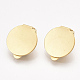Accessoires de boucles d'oreilles clips à vis en 304 acier inoxydable X-STAS-T045-33D-G-1