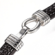 Men's Braided Leather Cord Bracelets BJEW-H559-21A-2