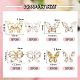 BENECREAT 24Pcs Butterfly Nail Charms 3D Alloy Rhinestone Nail Jewelry Gold Silver Crystals for DIY Women Nail Art Decoration Craft Jewelry Nail DIY Mixed Color MRMJ-BC0003-40-2
