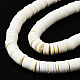 Chapelets de perle en pâte polymère manuel CLAY-R089-6mm-133-2