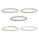 Stretch-Armband mit runden Glasperlen für Frauen BJEW-JB07911-1