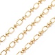 Rack Plating Brass Oval & Knot Link Chains CHC-K013-02-4