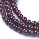 Natürlicher Granat Perlen Stränge G-P433-28A-2