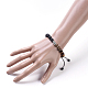 Unisex Adjustable Nylon Thread Braided Bead Bracelets BJEW-JB05010-05-4