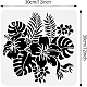 Stencil per disegnare fiori di ibisco benecreat DIY-WH0391-0132-2