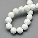 Pearlized Handmade Porcelain Round Beads X-PORC-S489-14mm-01-2