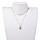 Brass Pendant Necklaces NJEW-JN02522-02-5