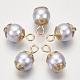 Colgantes de perlas de imitación de plástico abs KK-N235-017-2