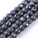 Chapelets de perles en verre peint DGLA-S112-4mm-D21-1