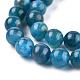 Natural Apatite Beads Strands G-R446-6mm-11-5