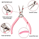 SUNNYCLUE 3pcs Jewelry Pliers Tool Set Professional Precision Pliers for DIY jewelry making - Side Cutting Pliers PT-SC0001-12-5