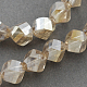 Electroplate Glass Beads Strands EGLA-R031-10mm-02-1
