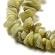 Citron naturel puce de jade brins de perles G-M205-22-8