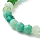 Bracelets pour enfants en perles de verre à facettes de couleur dégradée BJEW-JB09173-5