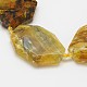 Facetas pepitas hebras de abalorios de ópalo amarillo natural G-M241-01-4