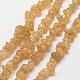 Electroplate Natural Citrine Bead Strands G-F331-06-B-1
