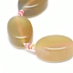 Agate à bandes naturelles / brins de perles d'agate à rayures G-L544-010F-2