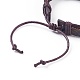 Bracelets réglables de cordon en cuir BJEW-P252-B01-3