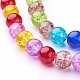 Crackle Glass Beads Strands GGM004-2